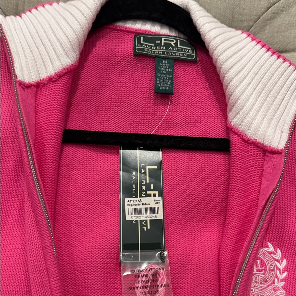 Ralph Lauren Pink Knit Sweater - Picture 2 of 3